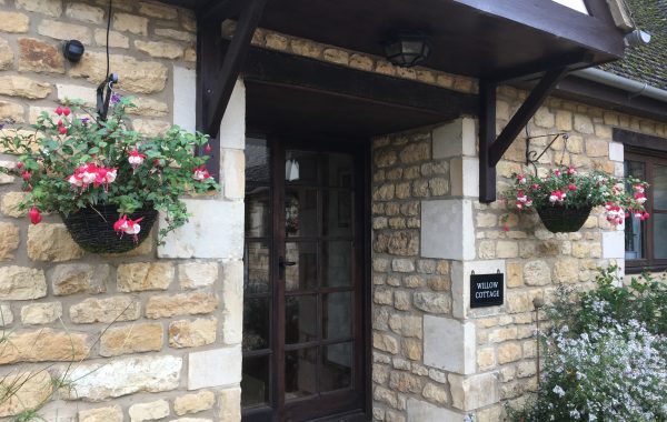 Entrance to Willow Cottage, Broadway Manor Cottages